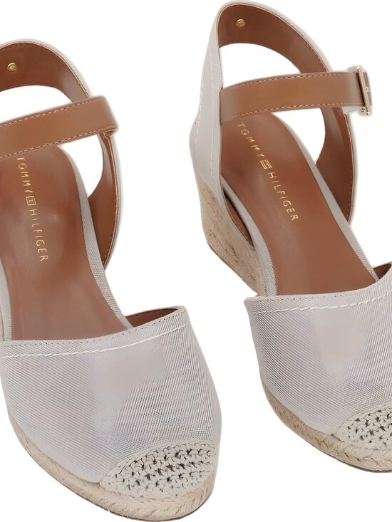 Tommy Hilfiger Shoes - Tommy Hilfiger Nilsa Espadrille Wedge Sandals Light Natural 7M